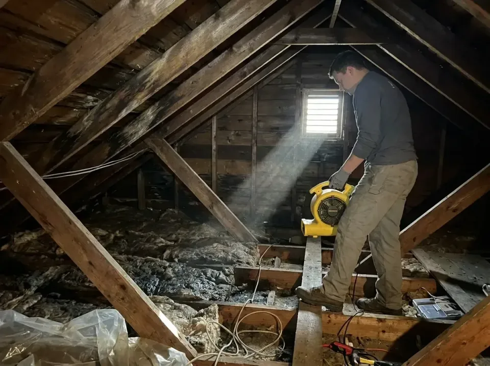 attic-water-damage-drying-proc-007 — frequently asked questions, Emergency Water Extraction & 24/7 Flood Response in East Ra…